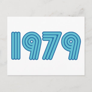 Cool 1979-ontwerp briefkaart