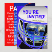 Cool 2013 Football partij uitnodiging (Voorkant / Achterkant)