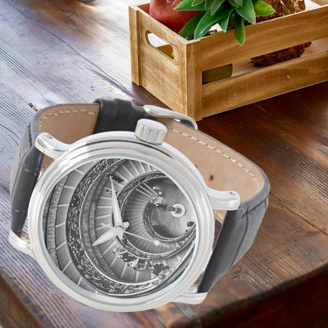 Cool 3-D-effect van werveltrap in het Vaticaan Horloge (Creator heeft geüpload)