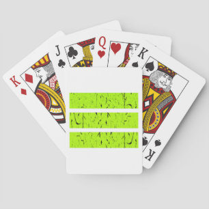 Cool 3-lijnsymbool Uniformiteit en harmonie kleu Pokerkaarten