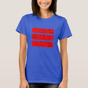 Cool 3 Lijnsymbool Uniformiteit & Harmonie Kleur T-shirt