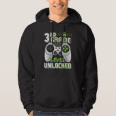 Cool 3rd Grade Level Unlocked Video Game Back To S Hoodie (Voorkant)