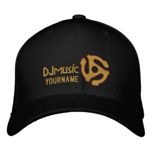 COOL 45 spacer personalized DJ embroidered cap Geborduurde Pet