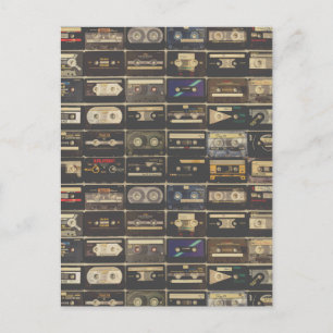 Cool 80- cassette  briefkaart