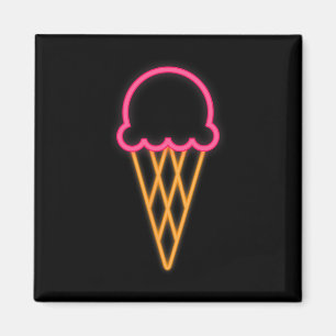 Cool 80s Eighties Ice Cream kostuum thema Retro P Magneet