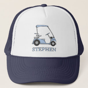 COOL! ⛳ Aangepaste Golf Cart Trucker Hoed met Naam Pet