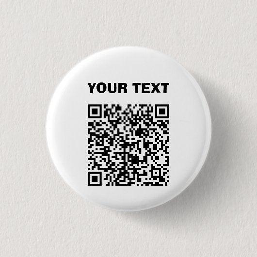 COOL! 😎 Aangepaste QR Code Button Gepersonaliseer (Voorkant)