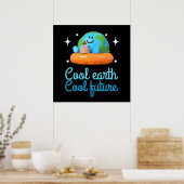 Cool aarde, Cool toekomst - Aarde Poster (Keuken)
