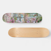 Cool Abstract  Bloemenkunst Skateboard (Horizontaal)