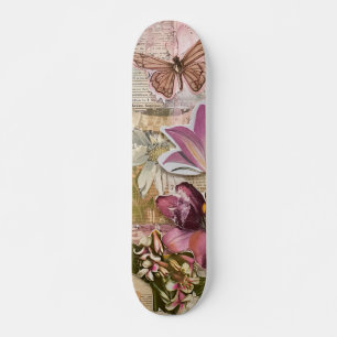 Cool Abstract  Bloemenkunst Skateboard