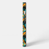 Cool Abstract Funk Pattern iPhone Hoesje (Linkerkant)
