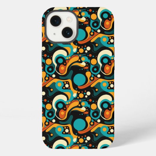 Cool Abstract Funk Pattern iPhone Hoesje (Achterkant)