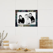 Cool Abstract Graffiti Art Geometic Custom Photo Poster (Keuken)