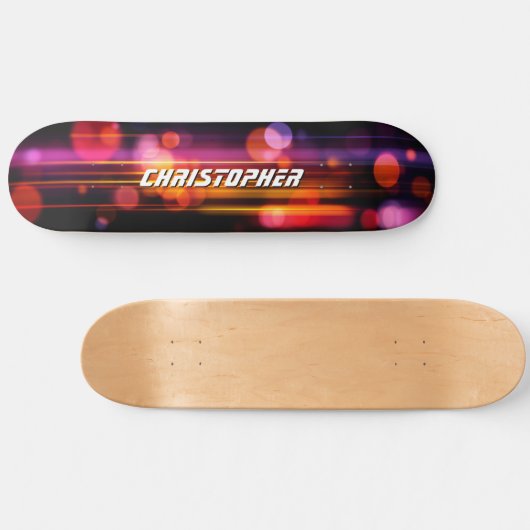 Cool Abstract Motion Graphic Style Skateboard (Horizontaal)