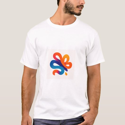 Cool Abstract ontwerp T-shirt (Voorkant)