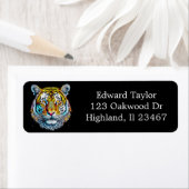 Cool Abstract tijgergezicht Etiket (Insitu)