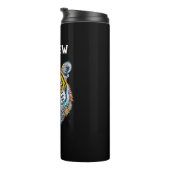 Cool Abstract tijgergezicht gepersonaliseerd Thermosbeker (Geroteerd rechts)