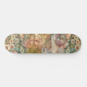 Cool Abstracte  Abstracte Floral Art Street Skateboard (Horizontaal)