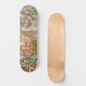 Cool Abstracte  Abstracte Floral Art Street Skateboard (Voorkant)