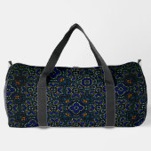 Cool Abstrait Fleur Géométrique Design Duffel sac (Verso)