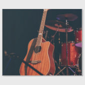 Cool Acoustic Guitar Cadeaupapier (Vlak)