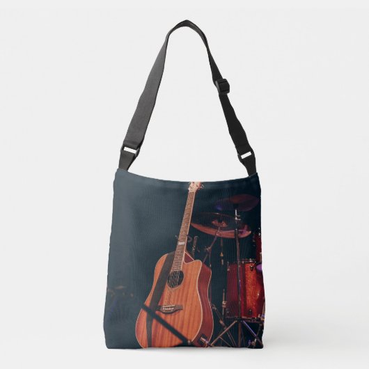 Cool Acoustic Guitar Crossbody Tas (Voorkant)