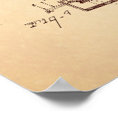 Cool  Acoustic Guitar Patent Art Poster (Hoek)