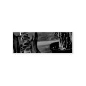 Cool Acoustic Guitar Zelfinktende Stempel (Design)