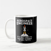 Cool Aerospace Engineer for Men Women Rocket Scien Koffiemok (Links)