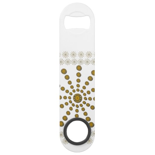 Cool africain Sunflower Polka Dot Art Design d'imp (Devant)