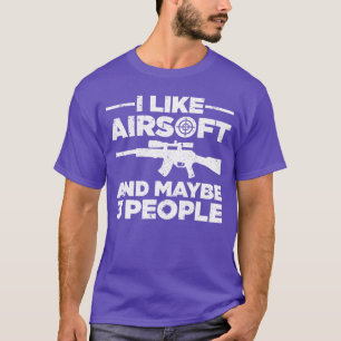 Cool Airsoft Kunst voor Mannen Vrouwen Paintball C T-shirt
