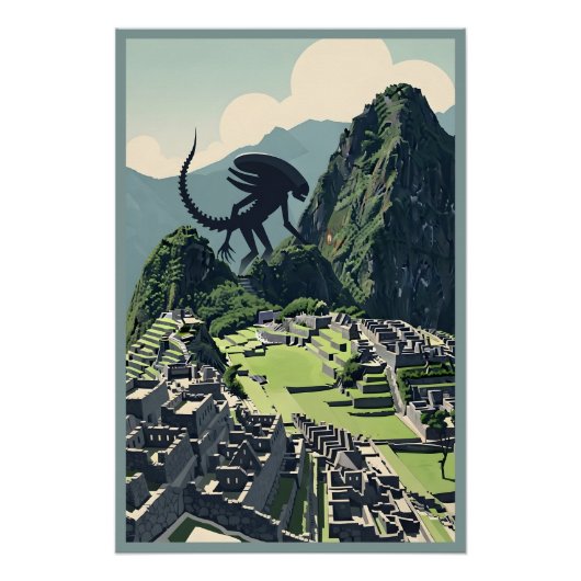 Cool Alien Xenomorph Perfect Poster (Voorkant)