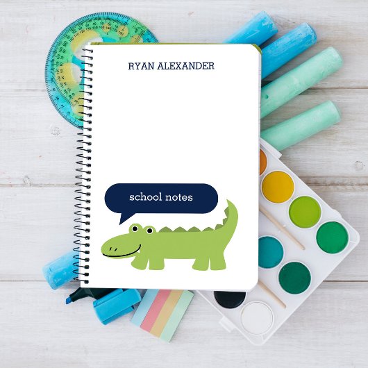 Cool Alligators, gepersonaliseerd Notitieboek