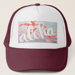 Cool Aloha Trucker Hat Trucker Pet