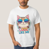 Cool als ik kat t-shirt (Voorkant)