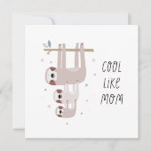 Cool als mama Cute Sloth (Voorkant)