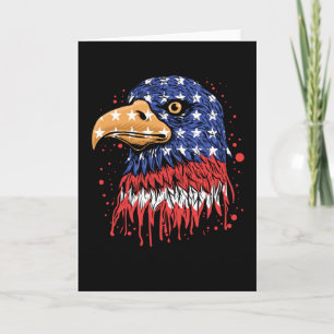 Cool American Flag Eagle Art - Amerikaanse vlag Kaart