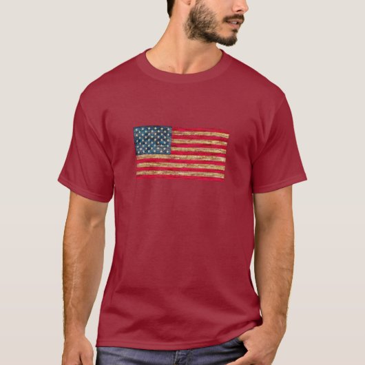 Cool American Flag T-shirt (Voorkant)