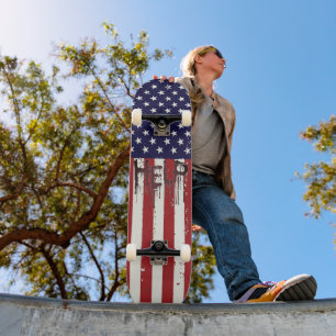 Cool Amerikaanse Vlag Hulp Skateboard! Skateboard
