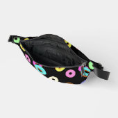 Cool amusant beignets colorés motif noir (Ouvrir)