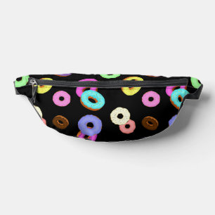 Cool amusant beignets colorés motif noir