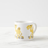 Cool and Cute Cartoon Camel Espresso Mok (Voorkant rechts)