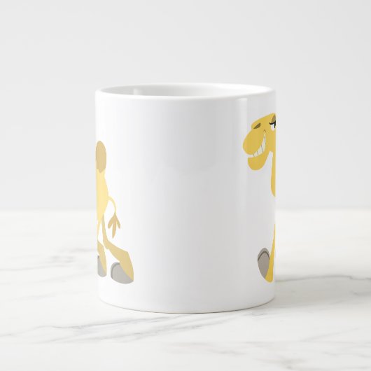 Cool and Cute Cartoon Camel Jumbo Mok (Voorkant)