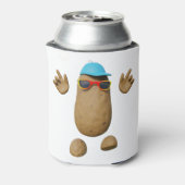 Cool And Cute Spud Potato Blikjeskoeler (Blikje Achterkant)