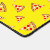Cool and fun pizza slices pattern neon yellow (Coin)