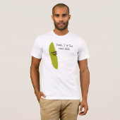 Cool and Funny Real Dill Hipster Pickle T-shirt (Voorkant volledig)