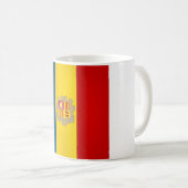 Cool Andorre Drapeau Café Mug (Devant droit)