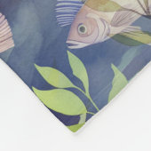 Cool Animal Pattern - GEKKO 1 Fleece Deken (Hoek)