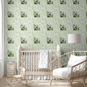 Cool Animal Pattern - Schattigee Panda 2 Behang