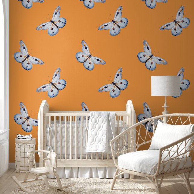 Cool Animal Pattern - Vlinder 1a Behang (Kinderen)